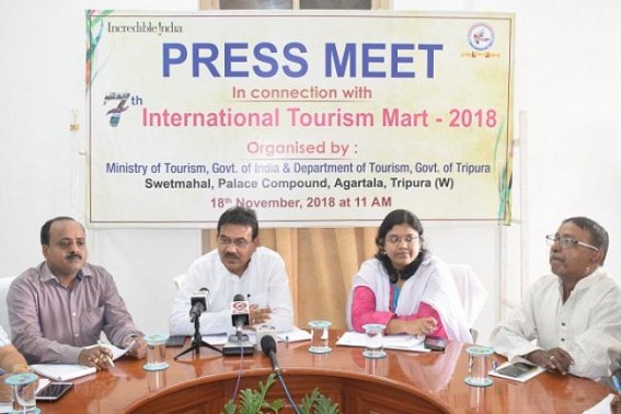 3 days long International Tourism Mart 2018 to begin in Tripura 